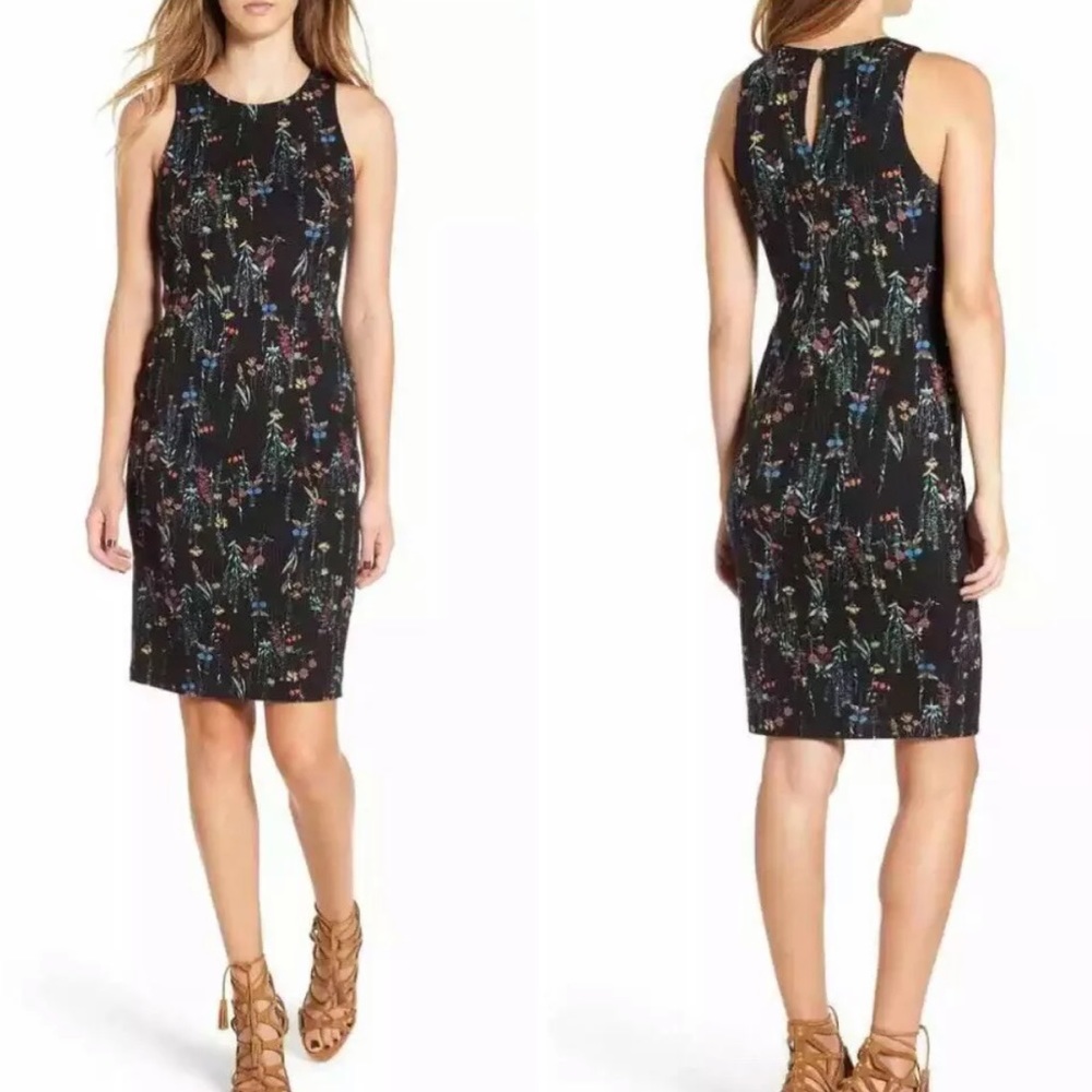 June & Hudson Botanical Sleeveless Dress Size M